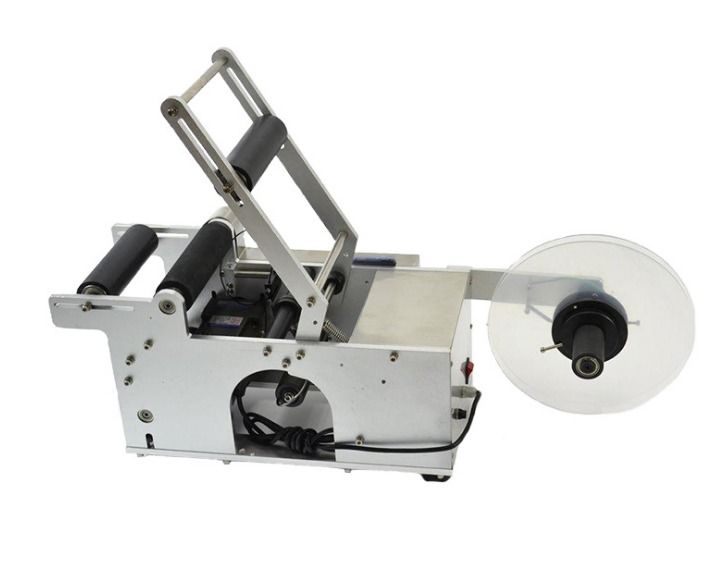 Fabbrica Fornitori MT-50 semiautomatica lattina di tè adesivo adesivo rotondo bottiglia etichettatura macchina