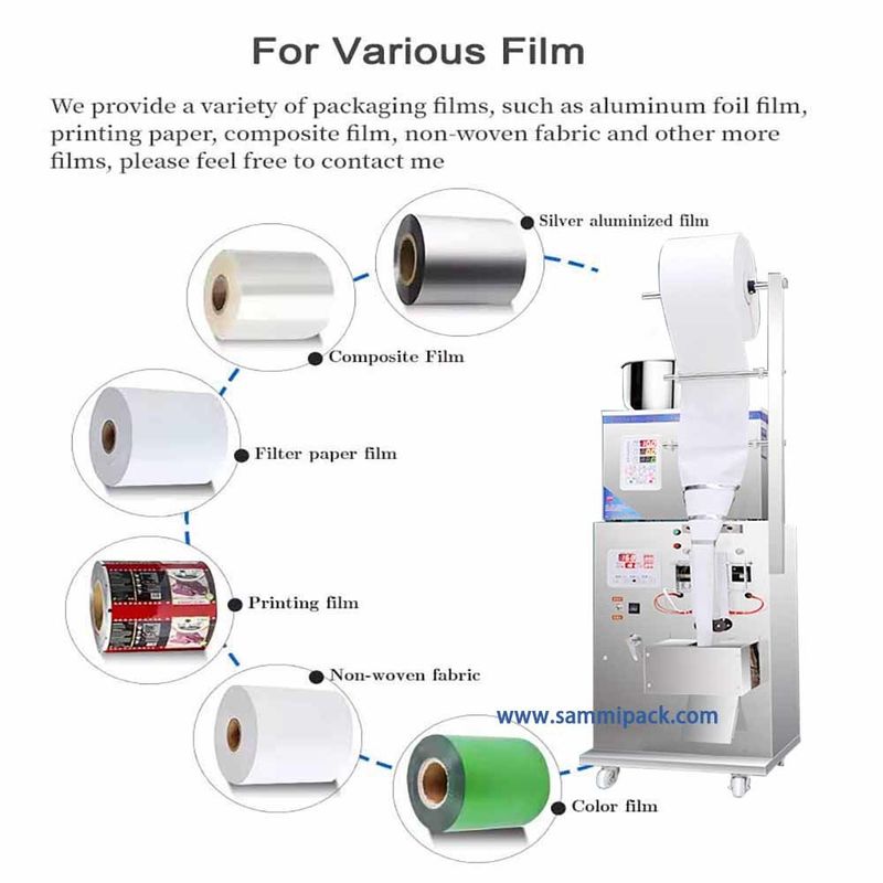 Prezzo economico 1-5g Macchina di confezionamento di polvere di zucchero a base di zucchero e caffè Piccola macchina di confezionamento automatica per granuli di polvere con CE