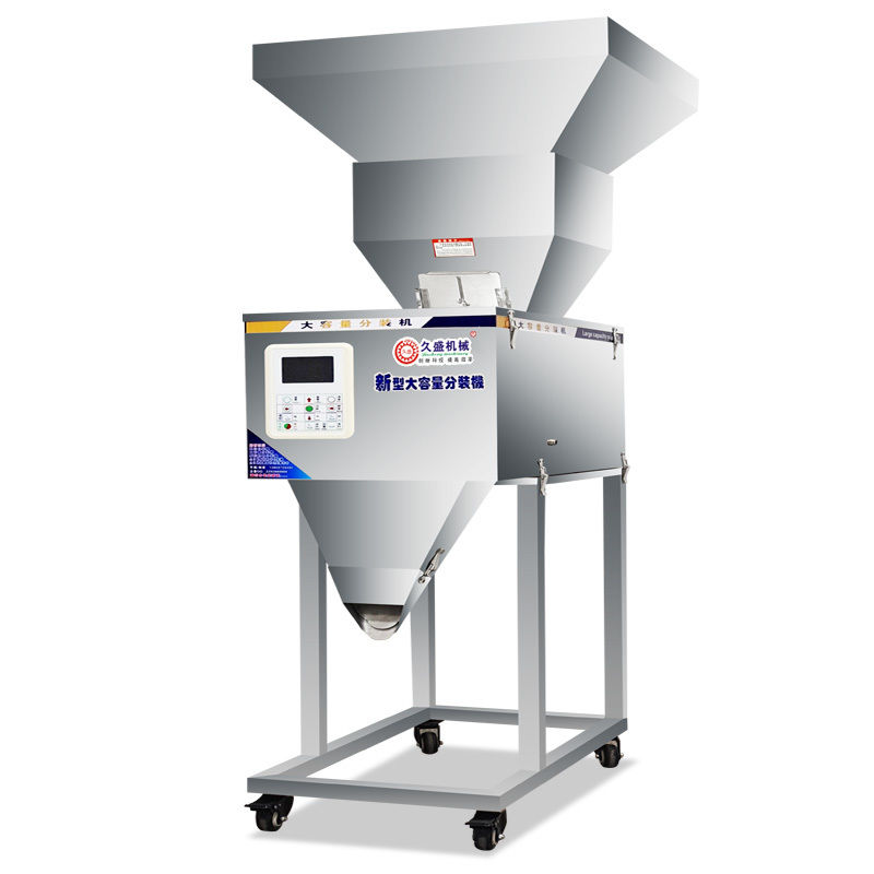 Nuovissima macchina pesatrice per alimenti, spezie, noci e semi, con capacità da 100-2500g e tramoggia grande