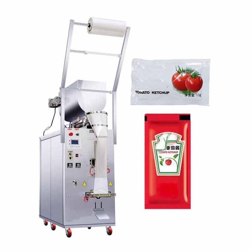 Macchina di imballaggio liquido a 4 lati automatico per imballaggio del ketchup di pomodoro Prezzo di fabbrica