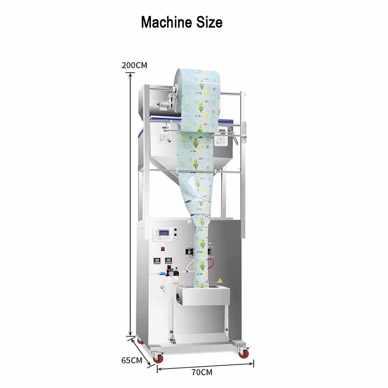 Nuovo Arrivo 2025 Macchina Automatica per l'Imballaggio di Alimenti Secchi, Maggiore Capacità per Macchinari di Insaccamento a Saldatura Posteriore per Cereali e Spezie in Bustine