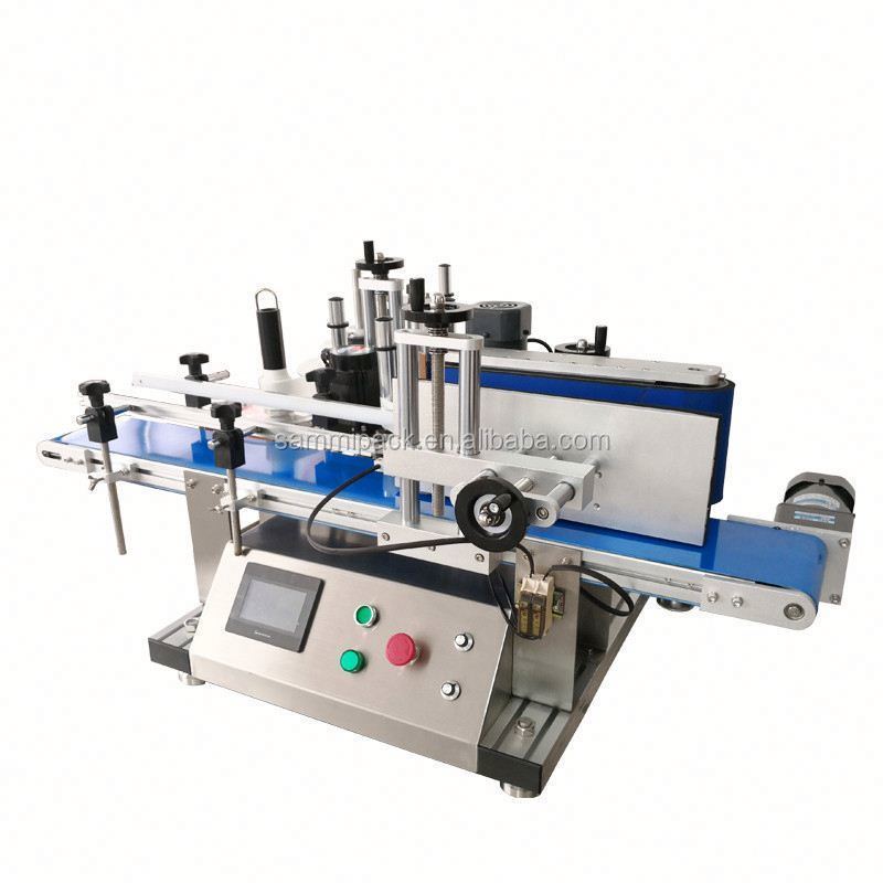 Semi-Automatic Round Bottle Labeling Machine with PLC Touch Screen and 1 Year Warranty for High Accuracy Space Saving Operation