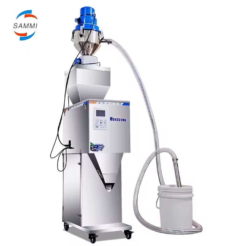 50-3000g Pesatrici automatiche Granuli di tè Polveri Sachet Pesatura Macchine di riempimento Macchine di imballaggio con alimentazione automatica