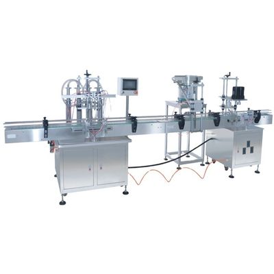 4/ 6 Teste Automatica di Riempimento di Bottiglie Liquido Chiusura E Etichettatura Macchina Capacità 3000BPH