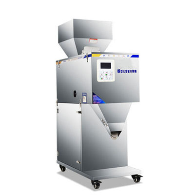 100-2500g Macchina semiautomatica di riempimento in polvere per conveniente imballaggio di caffè e spezie