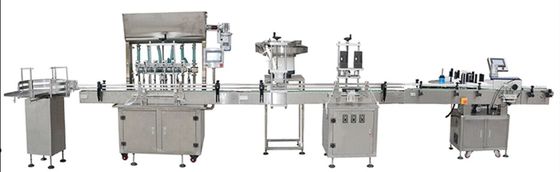 Macchina di riempimento automatico per coperture per bottiglie di vetro di plastica lineare può vaso pasta liquida crema di miele marmellata