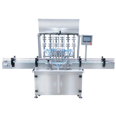 Macchina di riempimento di bottiglie a 6 teste automatica a pistone a comando automatico