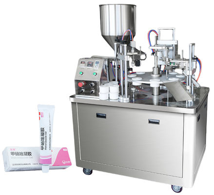 Macchina di sigillamento automatico di riempimento di tubi di plastica per la crema cosmetica tubo pomata crema per il viso