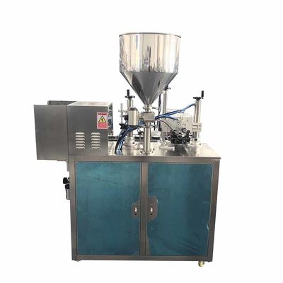 Macchina automatica di riempimento e sigillamento di tubi di crema cosmetica a ultrasuoni Macchina di riempimento e sigillamento di tubi morbidi