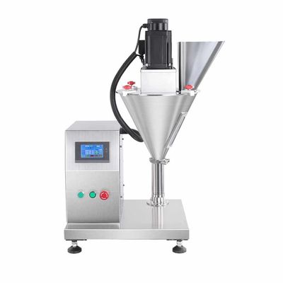 Macchina di riempimento a polvere secca semiautomatica Borsa di bottiglia Latte Cosmetica Polvere chimica Pesatura Dosaggio Agger Macchina di riempimento a polvere