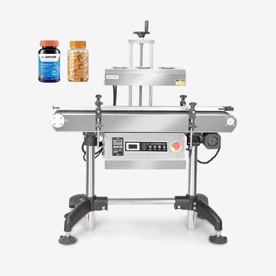 Macchina di sigillamento automatico a induzione verticale continua ad alta efficienza per lattine di bevande barili di foglio di alluminio