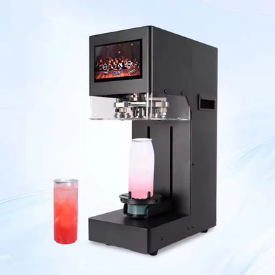 Touch Screen Intelligente Lattina di Sodica Sealing Seamer Machine per lattina di tè bolla