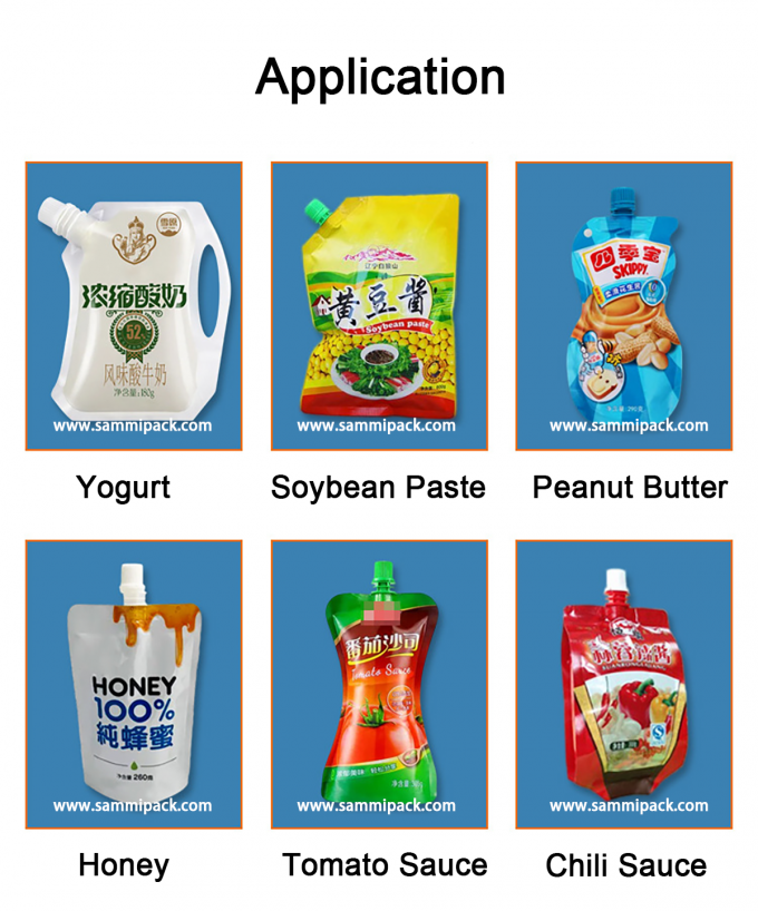 Macchina di riempimento di succo per alimenti liquidi con sacchetto per bevande di miele semiautomatico industriale 3