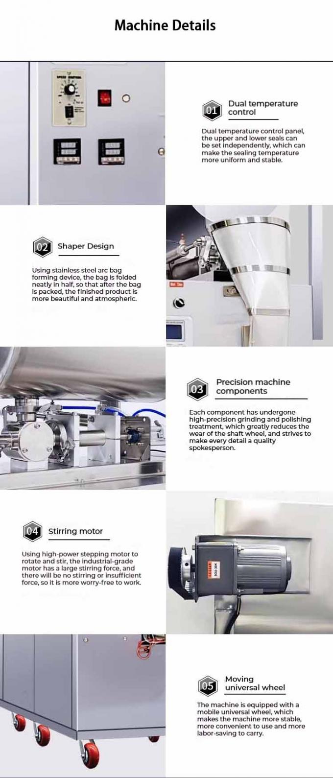 Salsa piccante al pomodoro e peperoncino Pasta di arachidi Ketchup Macchina per l'imballaggio e il riempimento di liquidi Macchina per l'imballaggio di salse liquide 5