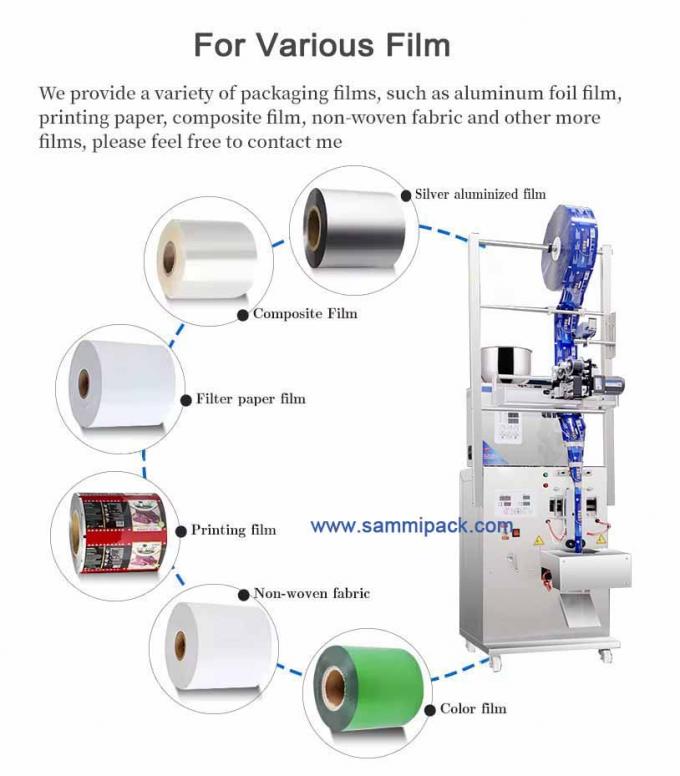 120.000 kg singolo peso lordo carta materiale di imballaggio polvere di tè macchina di imballaggio con stampello caldo 2