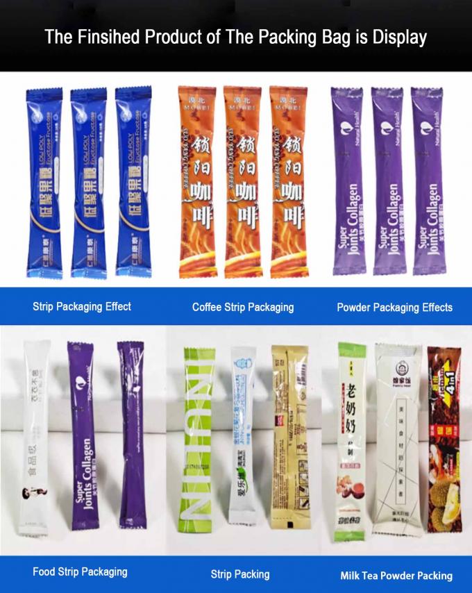 120.000 kg singolo peso lordo carta materiale di imballaggio polvere di tè macchina di imballaggio con stampello caldo 8