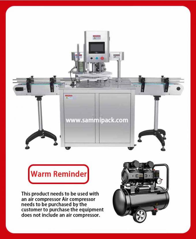 Macchina di sigillamento automatica per tappi di tavola per la verniciatura del latte in polvere 1