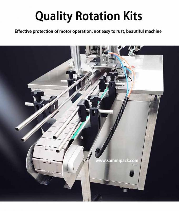 Macchina di sigillamento automatica per tappi di tavola per la verniciatura del latte in polvere 3