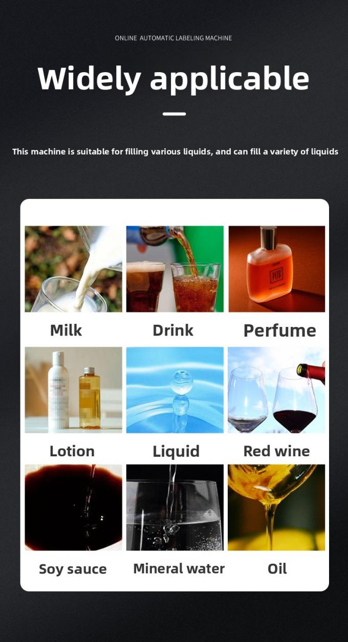 Macchina automatica da tavolo ad alta velocità per riempimento e tappatura di liquidi con pompa magnetica a 4 teste per acqua e bevande, riempimento e tappatura automatici 5