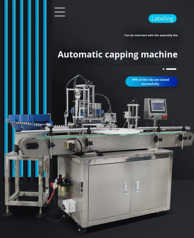 Linea di produzione automatica ad alta velocità per l'annodatura degli erogatori di profumo e l'avvitamento dei tappi in plastica 0