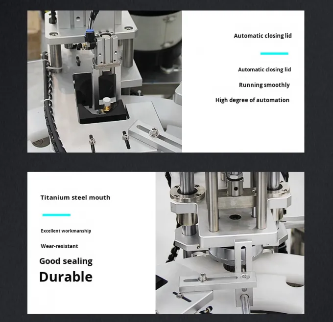 Linea di produzione automatica ad alta velocità per l'annodatura degli erogatori di profumo e l'avvitamento dei tappi in plastica 8