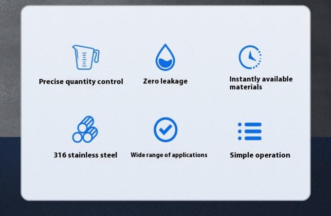 4 Teste Pompa magnetica automatica di riempimento liquido per olio di acqua di succo 1