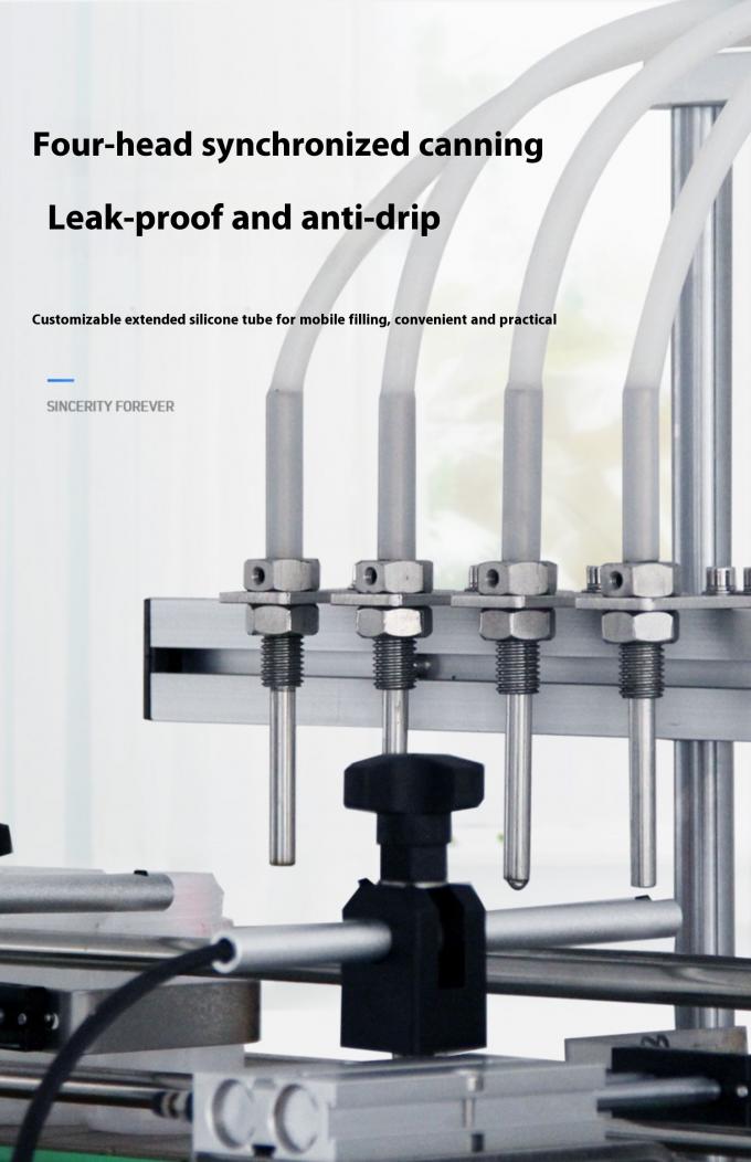 4 Teste Pompa magnetica automatica di riempimento liquido per olio di acqua di succo 7