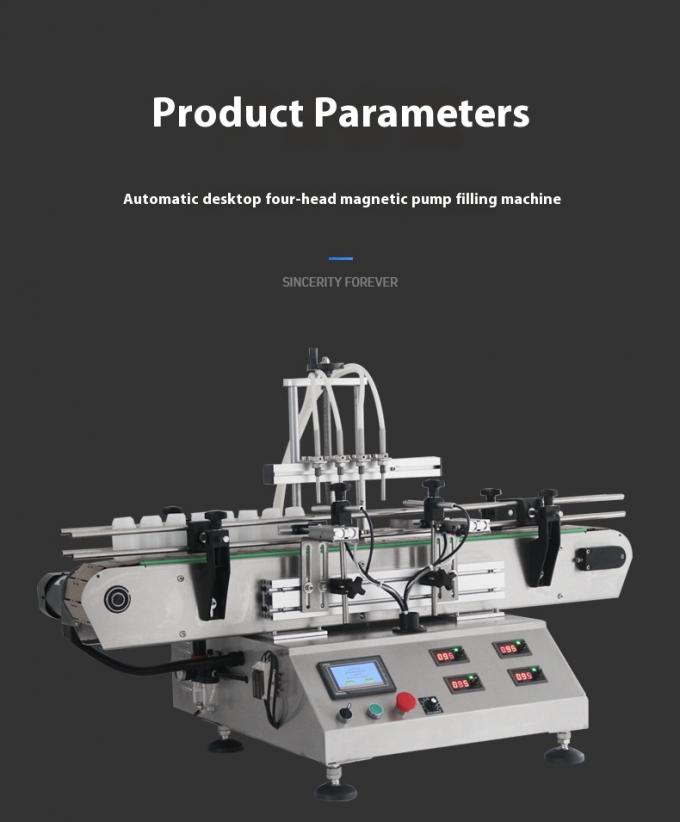 4 Teste Pompa magnetica automatica di riempimento liquido per olio di acqua di succo 9