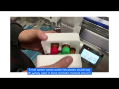 Macchina per l'etichettatura delle bottiglie a superficie piatta da tavolo Macchina per adesivi automatici Macchina per l'etichettatura delle borse