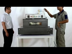 PVC POF pellicola galleria di calore macchina di avvolgimento ridotto per libri cartoni bottiglie