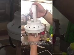 Macchina di sigillamento a induzione a foglio di alluminio a mano semiautomatica