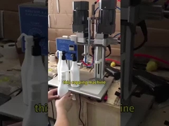 Macchina semiautomatica di copertura della bottiglia di spruzzo per il trigger della nebbia di plastica