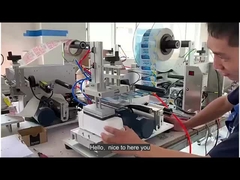 No Air Bubble Packaging Labeling Machine Superficie piana con stampante di data