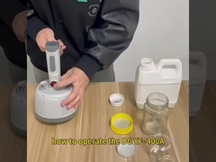 Macchina di sigillamento di foglio di alluminio portatile con tappo a induzione 20-85mm 34*29*15mm Dimensione