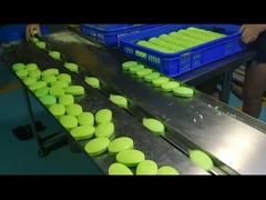 Macchina di confezionamento automatico a cuscino a doppia frequenza per biscotti biscotti Mooncake